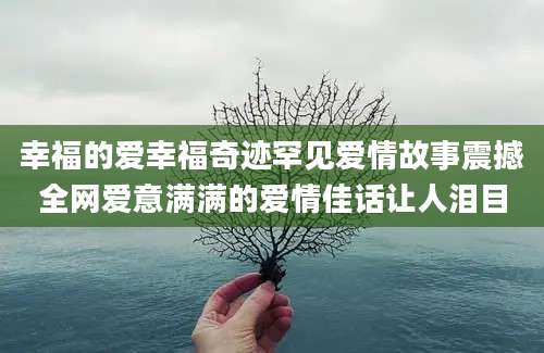 幸福的爱幸福奇迹罕见爱情故事震撼全网爱意满满的爱情佳话让人泪目