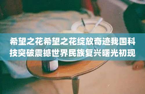 希望之花希望之花绽放奇迹我国科技突破震撼世界民族复兴曙光初现