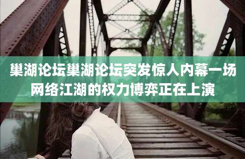 巢湖论坛巢湖论坛突发惊人内幕一场网络江湖的权力博弈正在上演