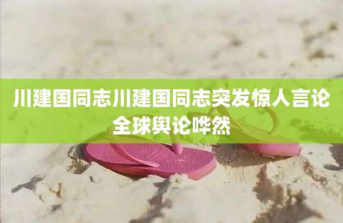 川建国同志川建国同志突发惊人言论全球舆论哗然