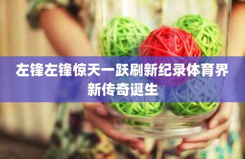 左锋左锋惊天一跃刷新纪录体育界新传奇诞生