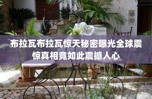 布拉瓦布拉瓦惊天秘密曝光全球震惊真相竟如此震撼人心
