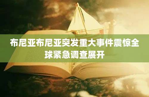 布尼亚布尼亚突发重大事件震惊全球紧急调查展开