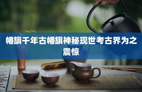 幡旗千年古幡旗神秘现世考古界为之震惊