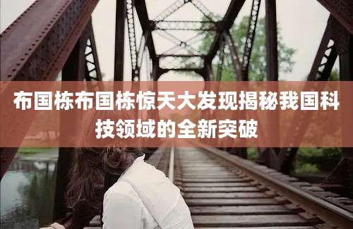 布国栋布国栋惊天大发现揭秘我国科技领域的全新突破
