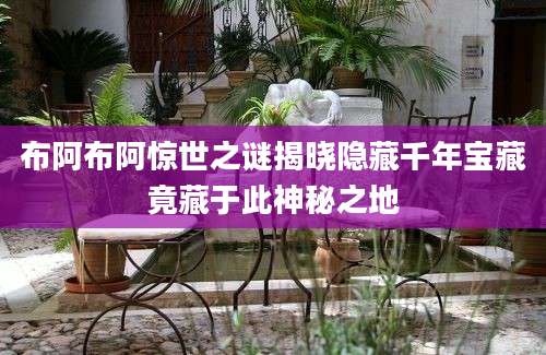 布阿布阿惊世之谜揭晓隐藏千年宝藏竟藏于此神秘之地