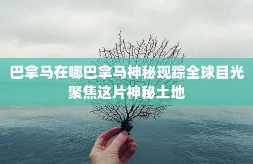 巴拿马在哪巴拿马神秘现踪全球目光聚焦这片神秘土地