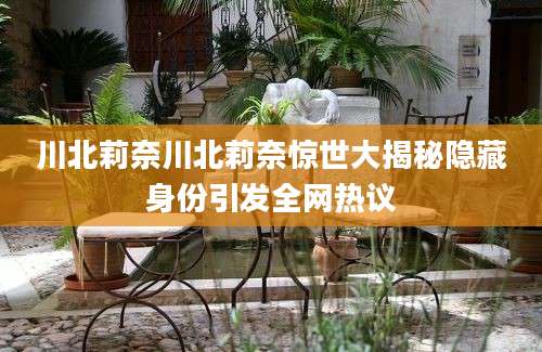 川北莉奈川北莉奈惊世大揭秘隐藏身份引发全网热议