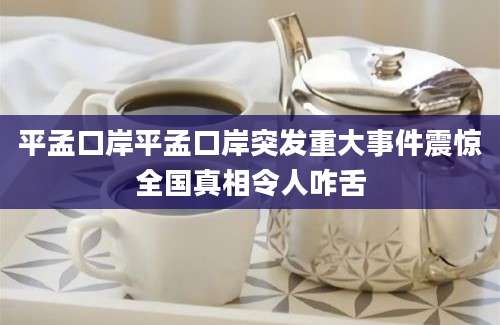 平孟口岸平孟口岸突发重大事件震惊全国真相令人咋舌